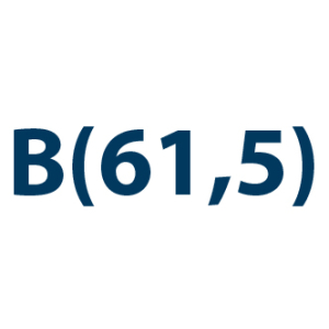 В (61,5)